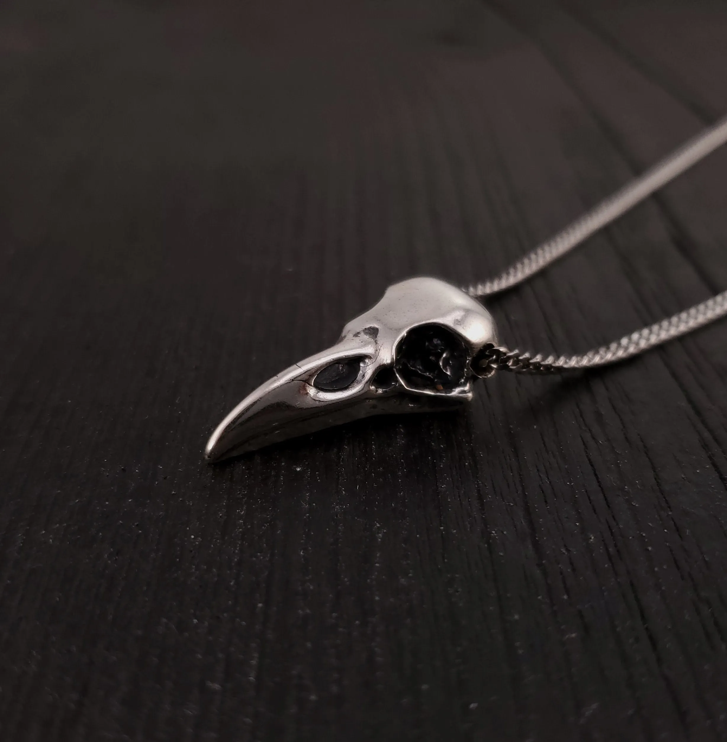 Raven Skull Necklace