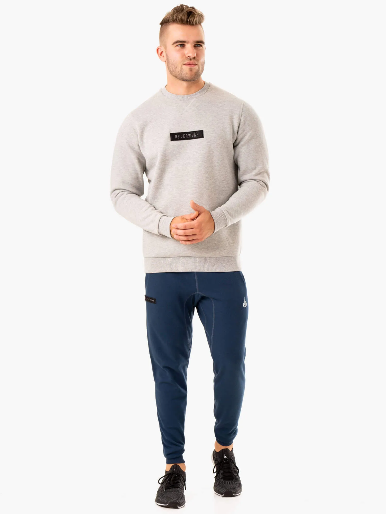 Recharge Pullover - Grey Marl