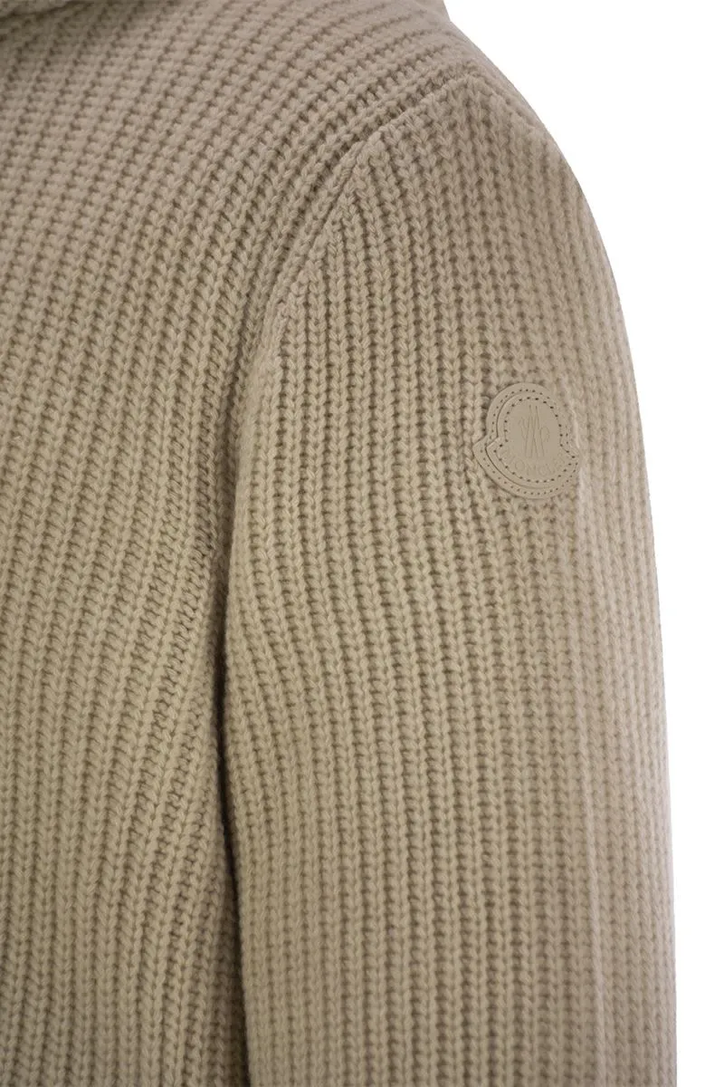 REVERSIBLE WOOL-BLEND SWEATSHIRT