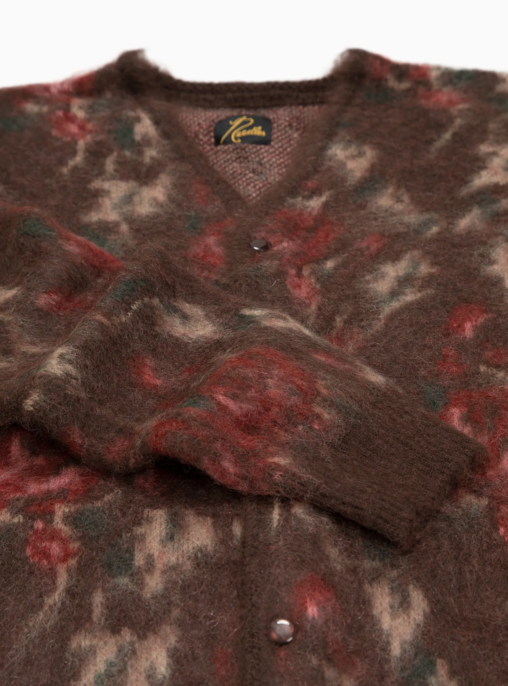 Rose Mohair Cardigan Dark Brown