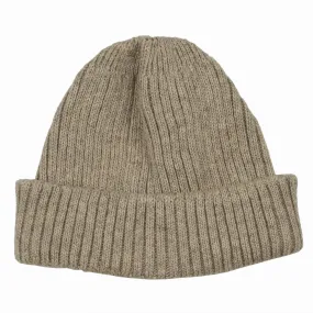 RoToTo - Recycle W/PL 2x2 Beanie - Beige