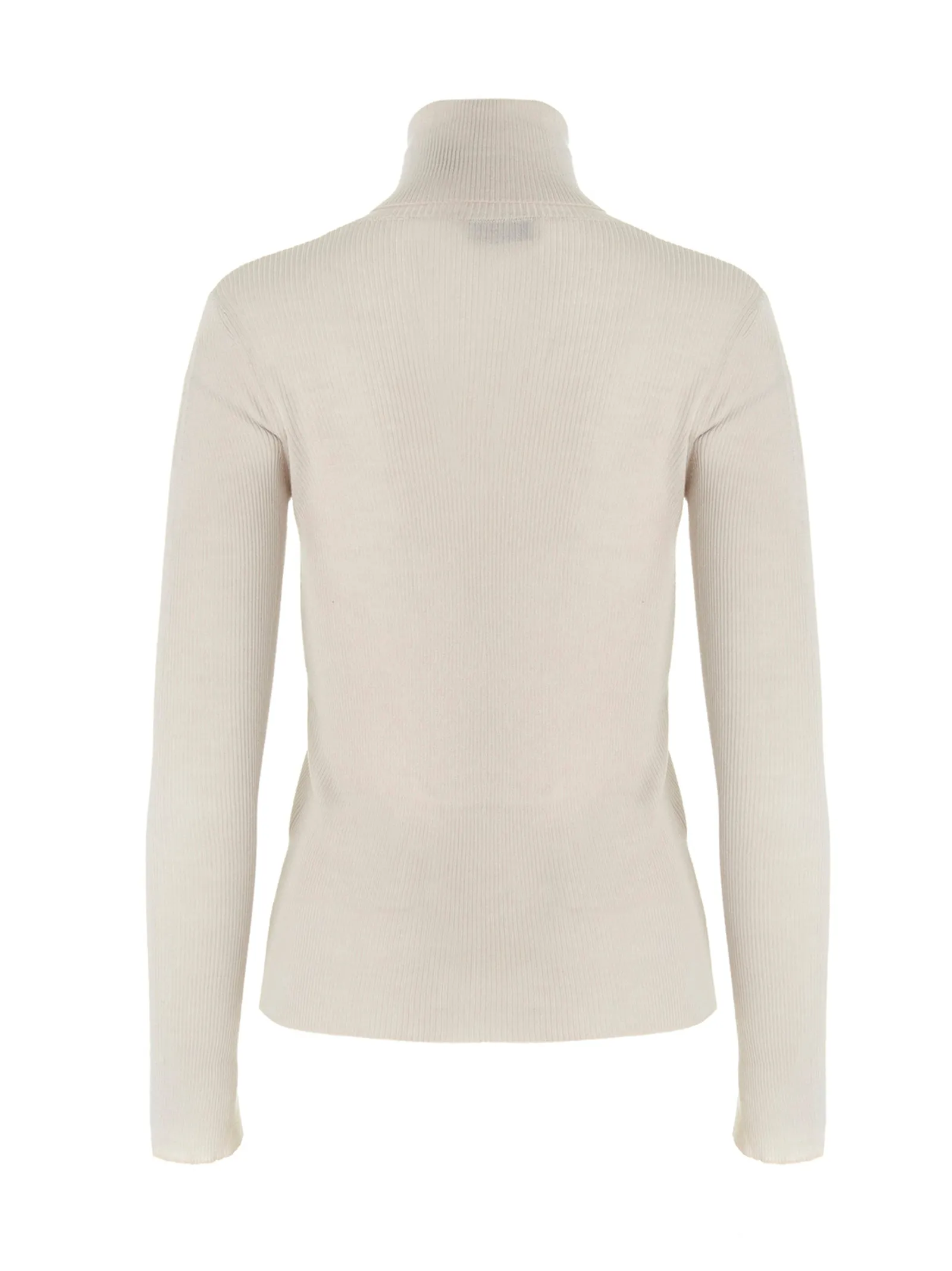 'S Max Mara Gelly Rib Knit Turtleneck Top