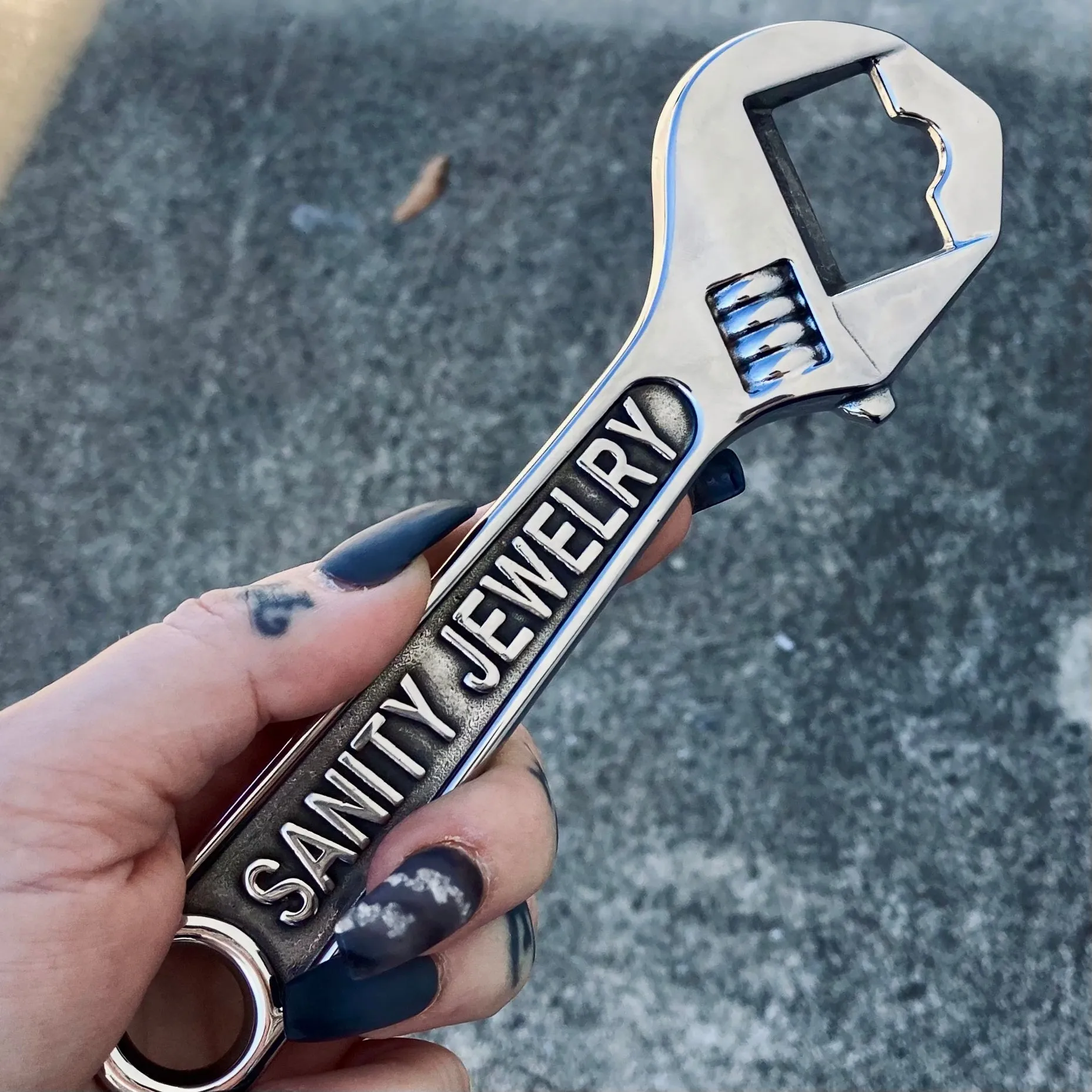 Sanity's Wrench Bottle Opener - Polished -  BO1