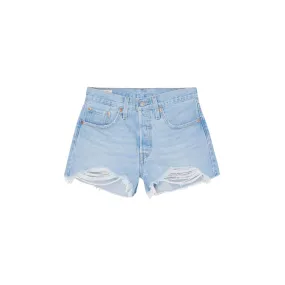 Shorts Donna Levi's 501 Original Blu Chiaro