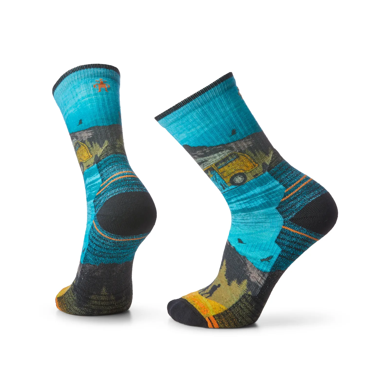 Smartwool Hike Light Cushion Great Excursion Crew Sock (Men) - Multicolor