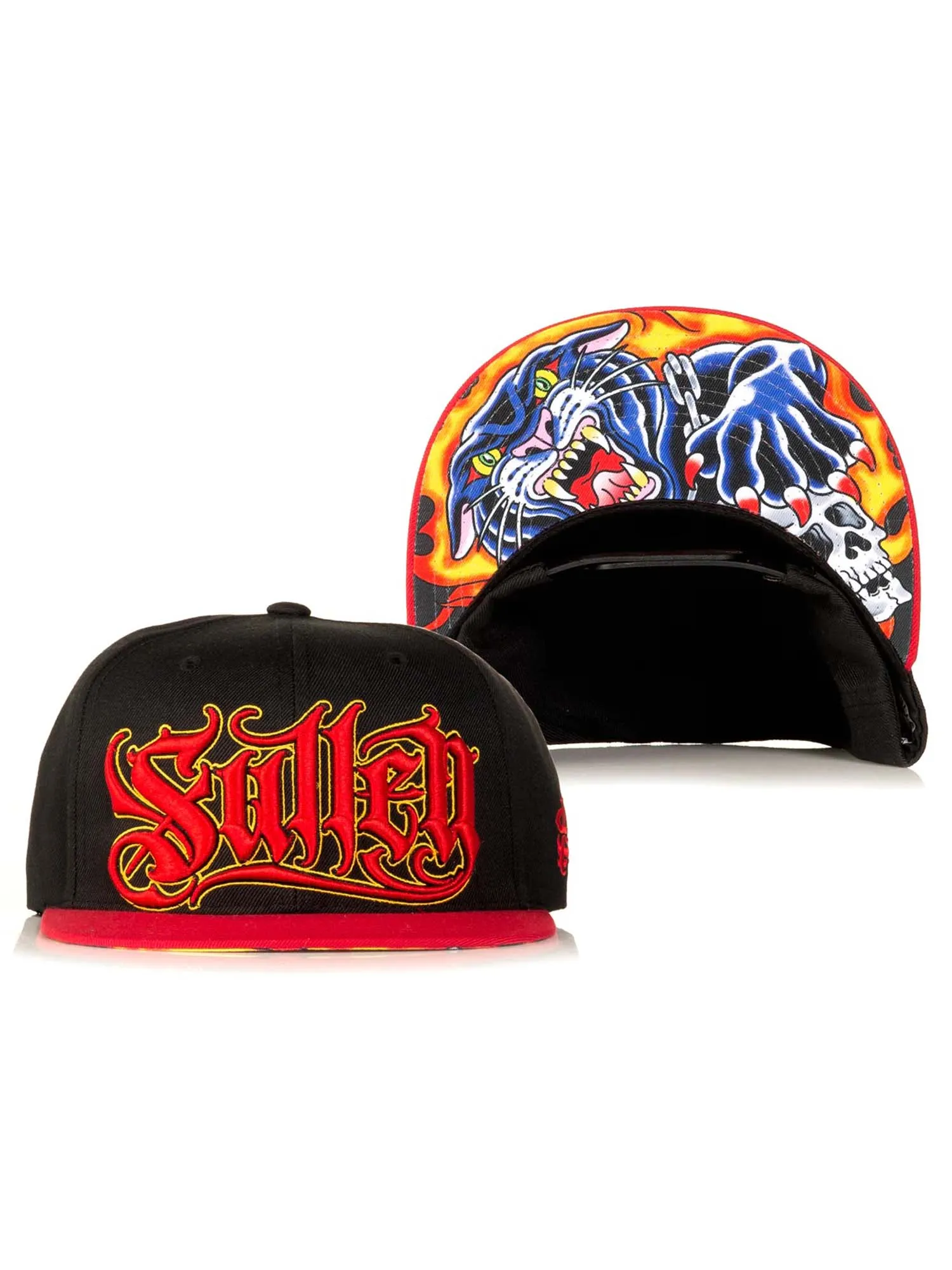 Sullen Men's Lobo Black Snapback Hat