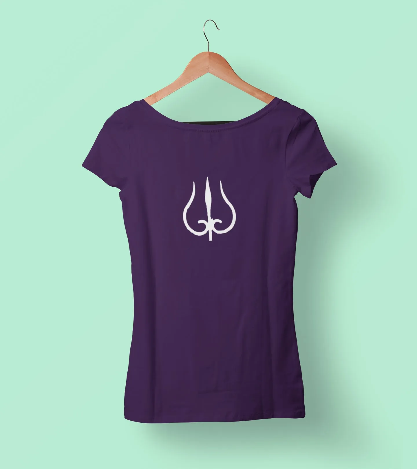 Trident White Summer T-shirt for Ladies